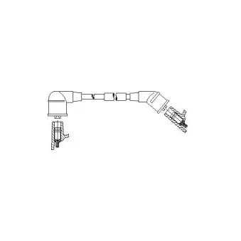 Câble d'allumage BREMI 371E34