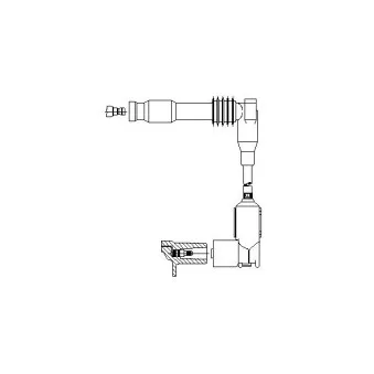 Câble d'allumage BREMI 381M23