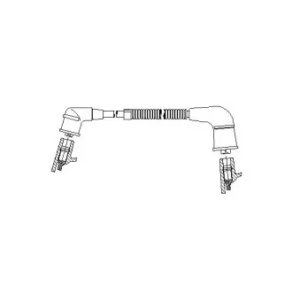 Câble d'allumage BREMI 389E55
