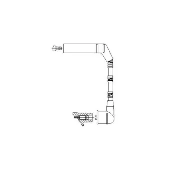 Câble d'allumage BREMI 3A40H100