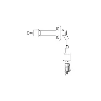 Câble d'allumage BREMI 3A43/62