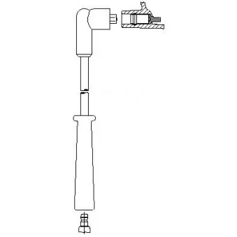 Câble d'allumage BREMI 3A84/60
