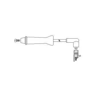 Câble d'allumage BREMI 603/85