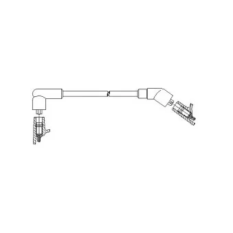 Câble d'allumage BREMI 608/75