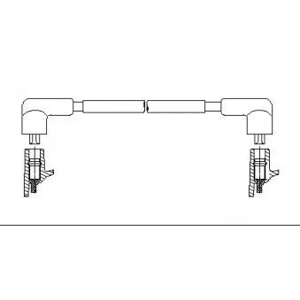 Câble d'allumage BREMI 627E40