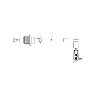 Câble d'allumage BREMI 631/62