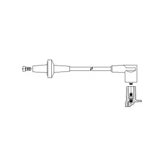 Câble d'allumage BREMI 641/85