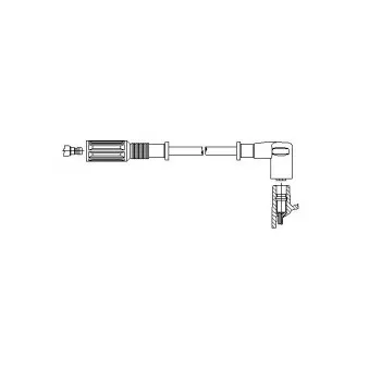 Câble d'allumage BREMI 670/45