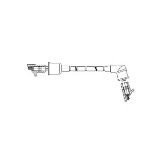 Câble d'allumage BREMI 6A15F23