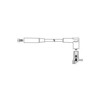 Câble d'allumage BREMI 6A40/40