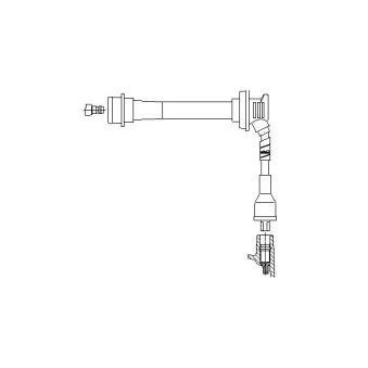 Câble d'allumage BREMI 6A48E44