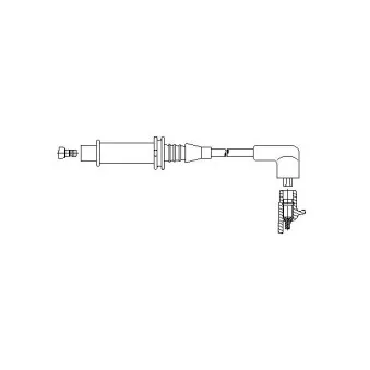 Câble d'allumage BREMI 6A64/65
