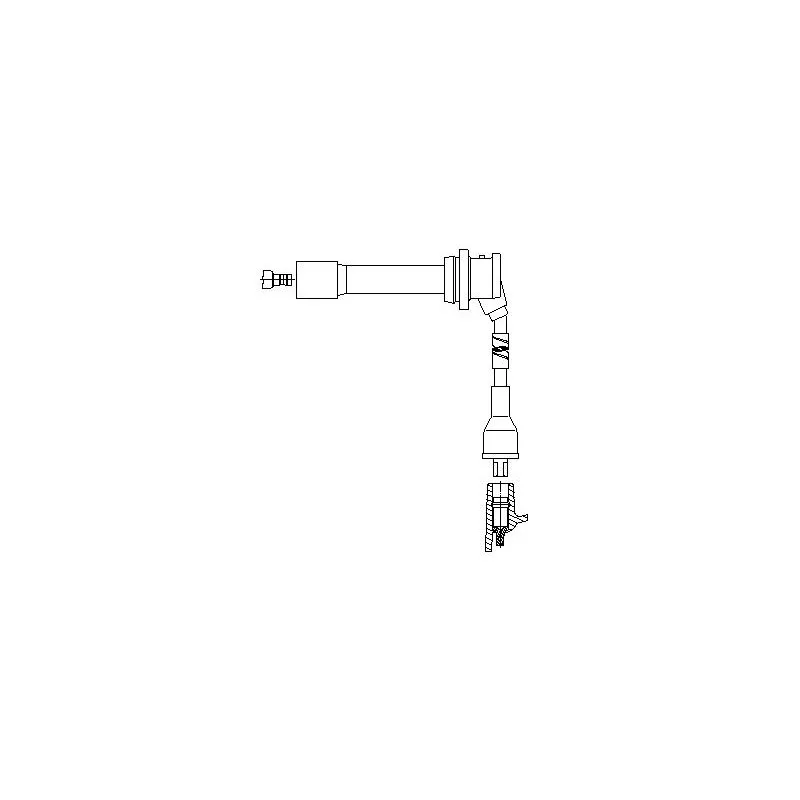 Câble d'allumage BREMI 6A66E36