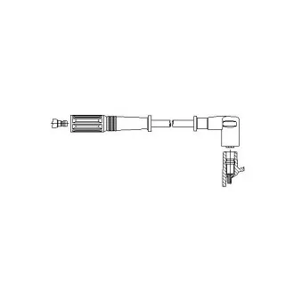Câble d'allumage BREMI 722/65