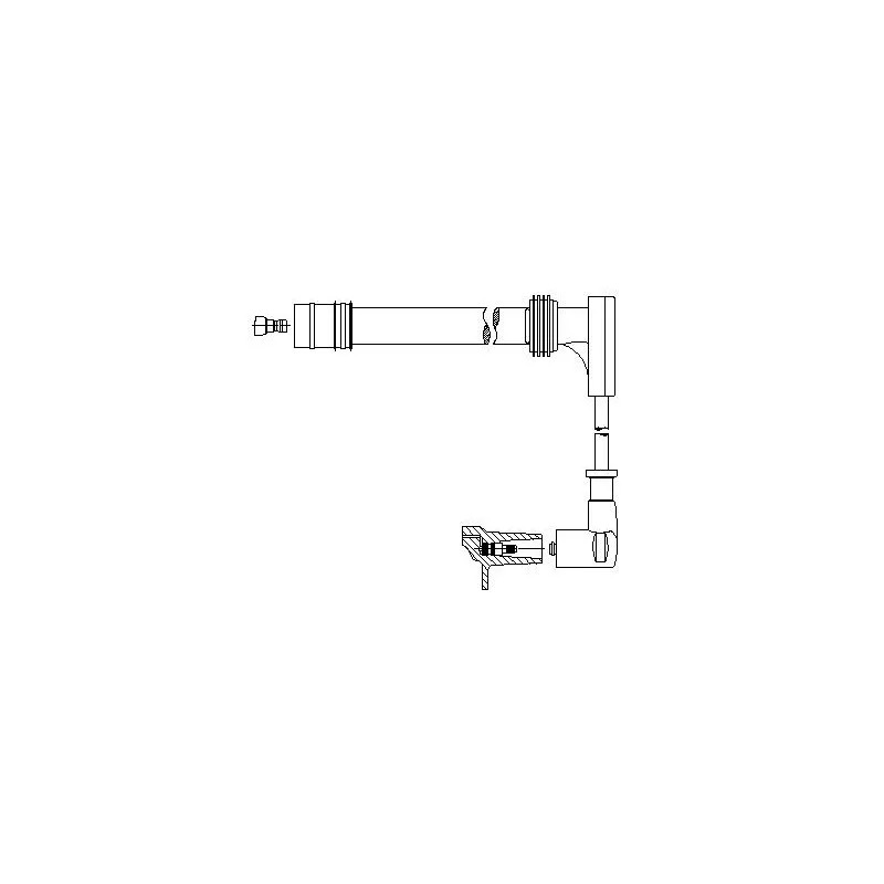 Câble d'allumage BREMI 726/45