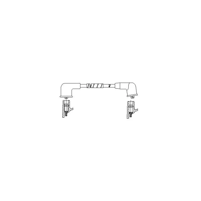 Câble d'allumage BREMI 748E70