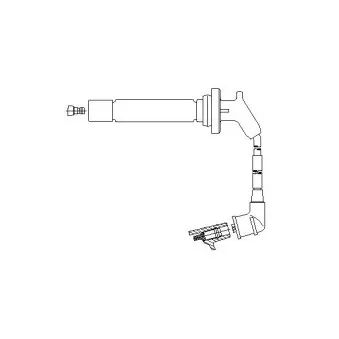 Câble d'allumage BREMI 754E36