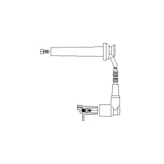 Câble d'allumage BREMI 8A15E37