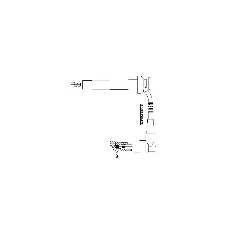 Câble d'allumage BREMI 8A15P87