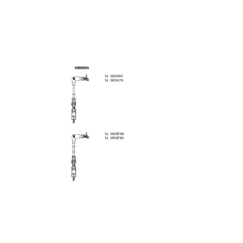 Kit de câbles d'allumage BREMI 939B200