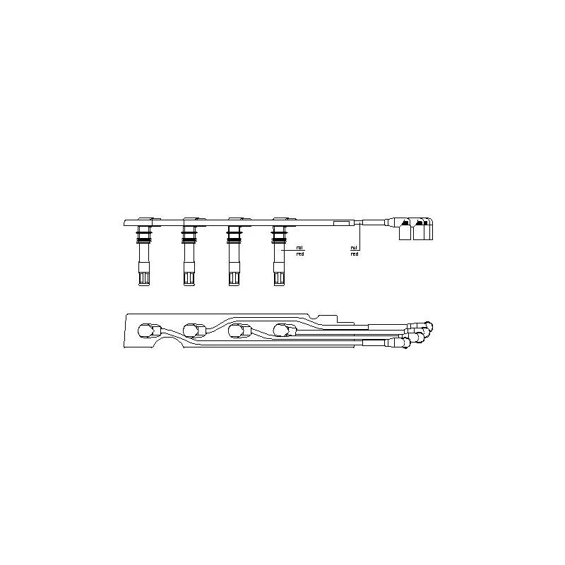 Kit de câbles d'allumage BREMI 968E100