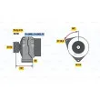 Alternateur BOSCH 0 123 320 057 - Visuel 3
