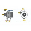Alternateur BOSCH 0 123 510 061 - Visuel 3
