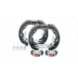 Kit de freins arrière prémontés KIT SUPERPRO BOSCH 0 204 114 670 - Visuel 1