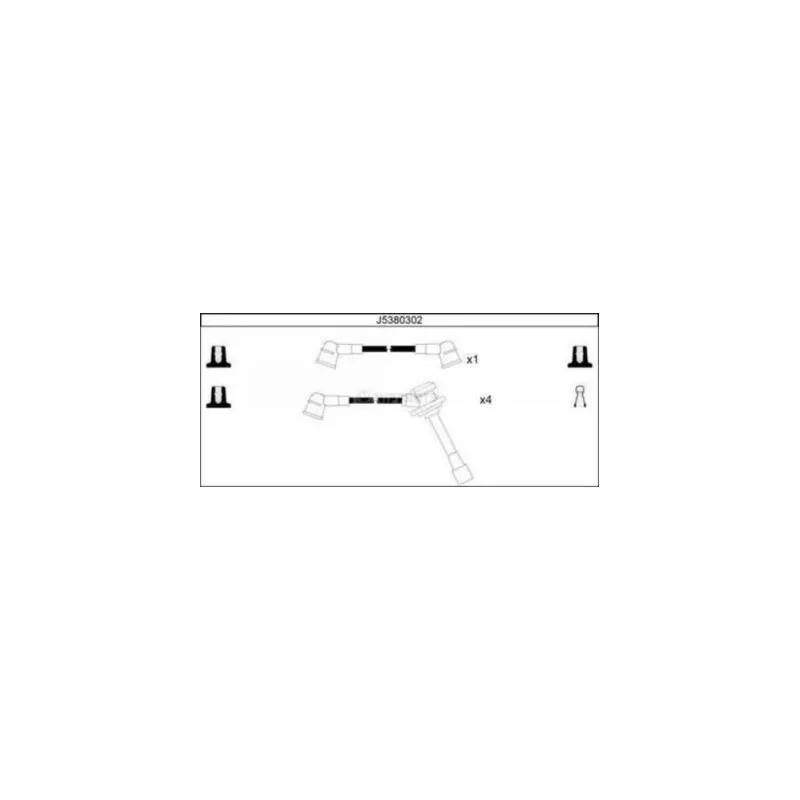 Kit de câbles d'allumage NIPPARTS J5380302