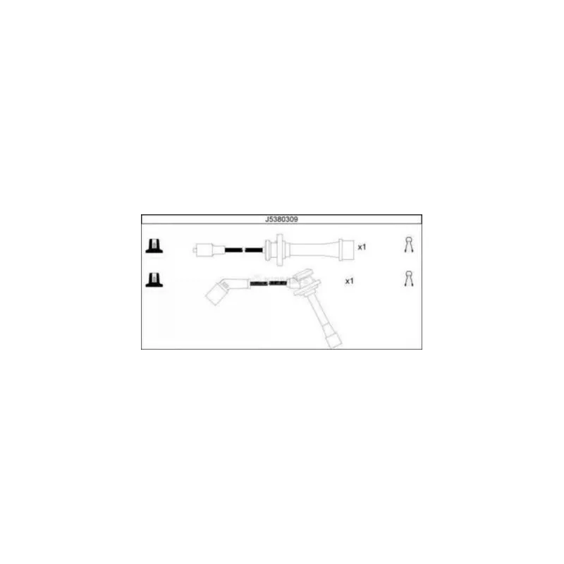 Kit de câbles d'allumage NIPPARTS J5380309
