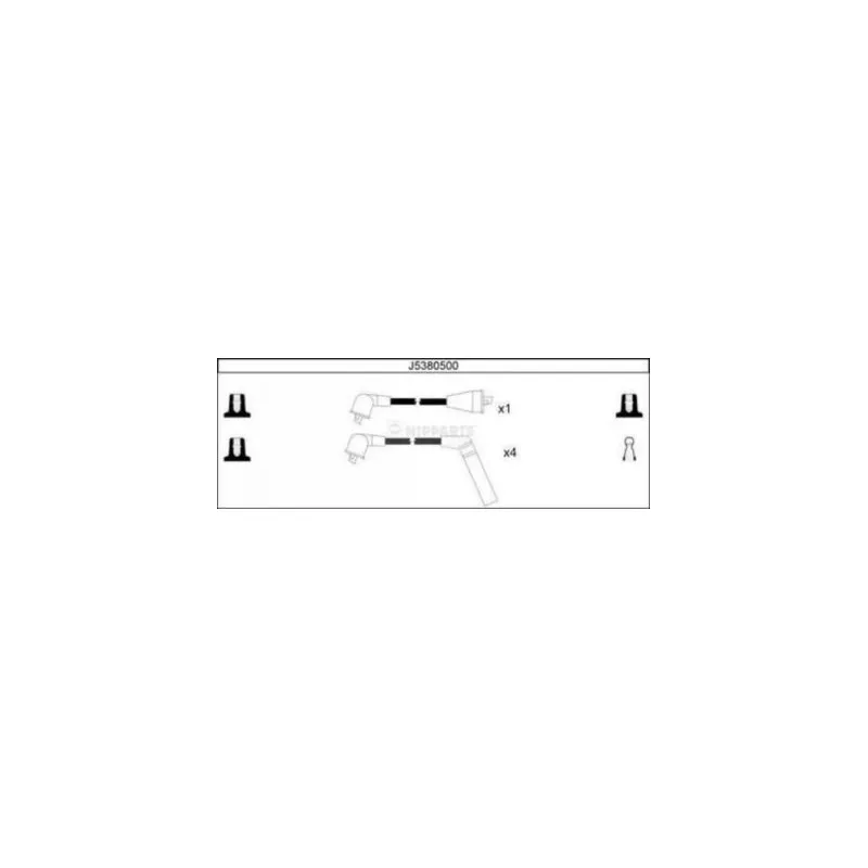 Kit de câbles d'allumage NIPPARTS J5380500