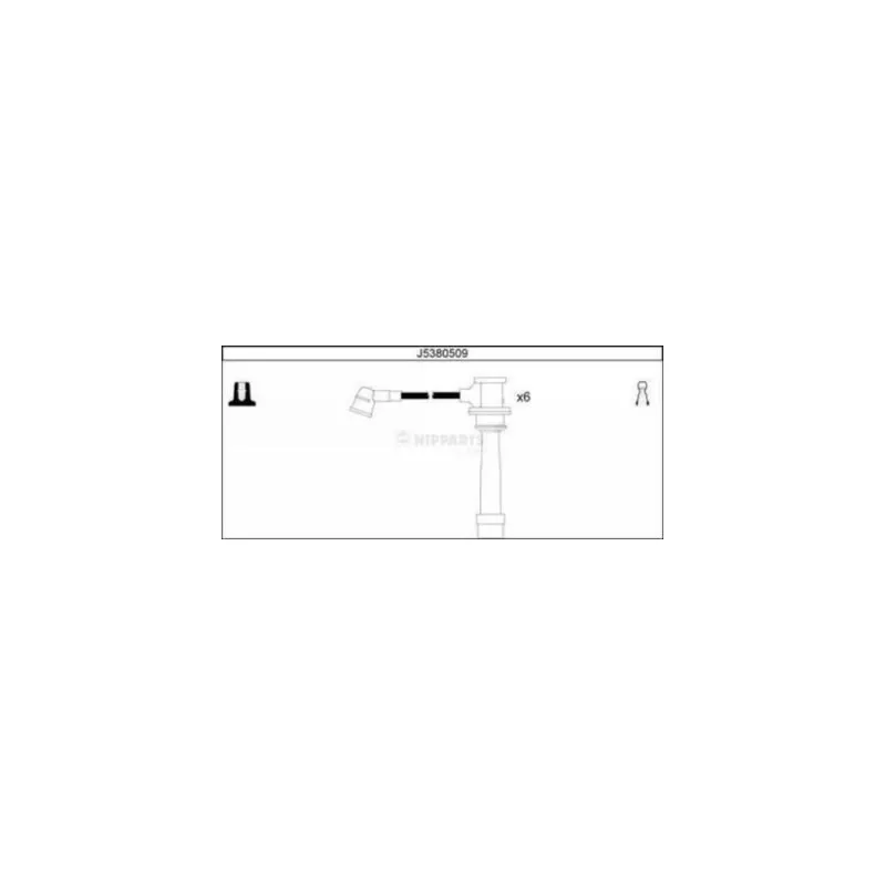 Kit de câbles d'allumage NIPPARTS J5380509