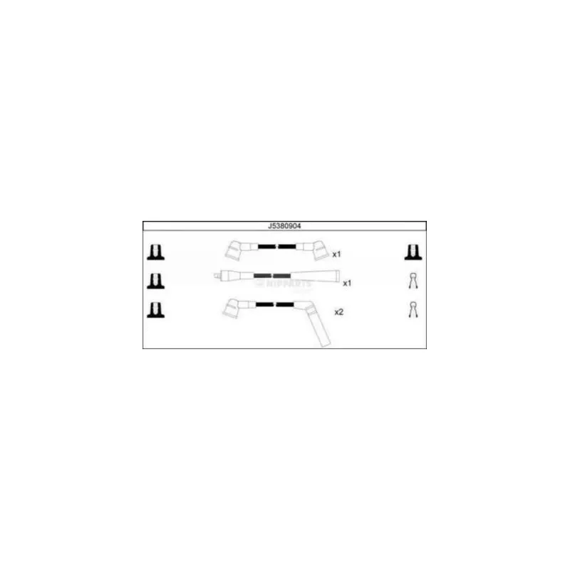 Kit de câbles d'allumage NIPPARTS J5380904
