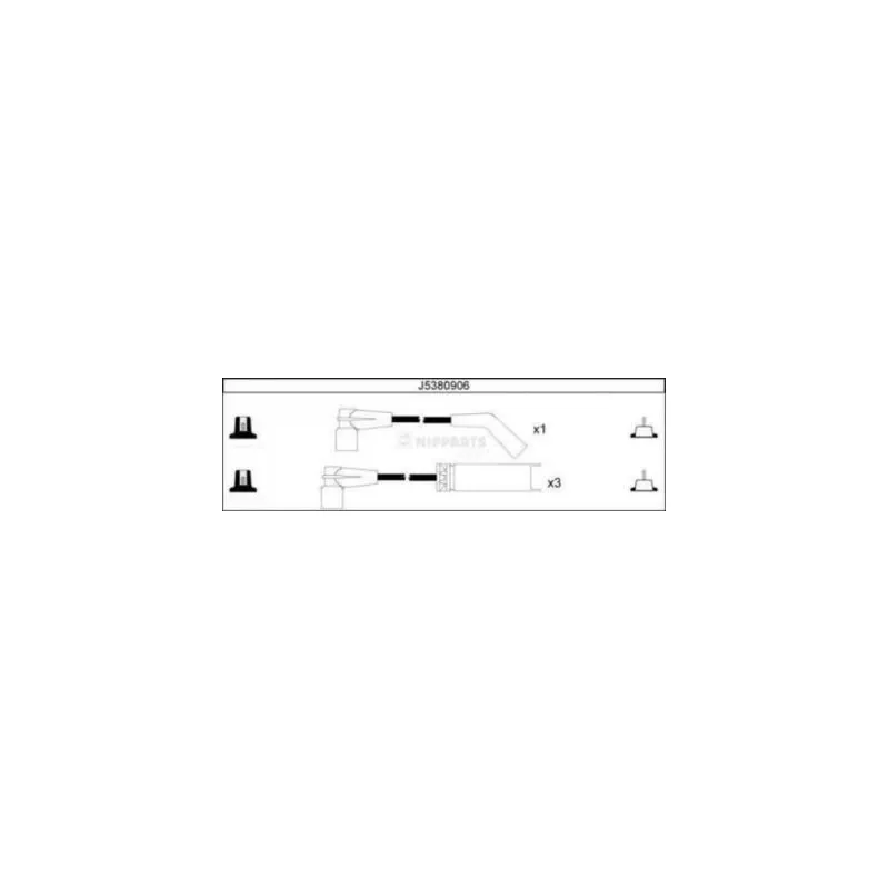 Kit de câbles d'allumage NIPPARTS J5380906