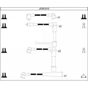 Kit de câbles d'allumage NIPPARTS