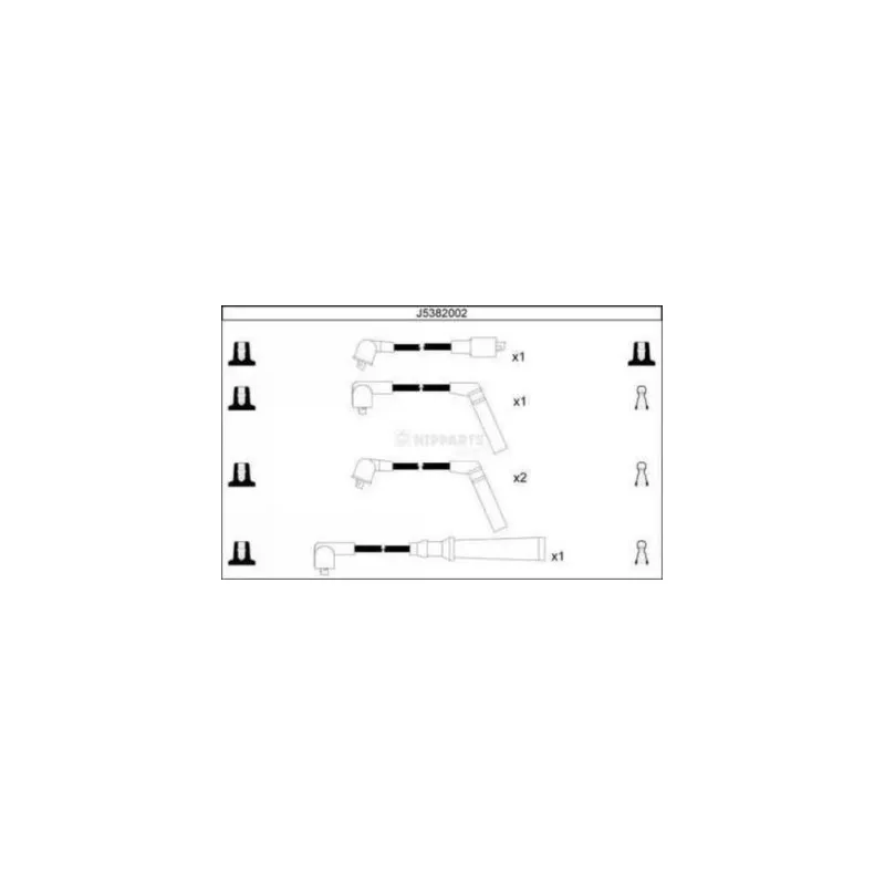 Kit de câbles d'allumage NIPPARTS J5382002