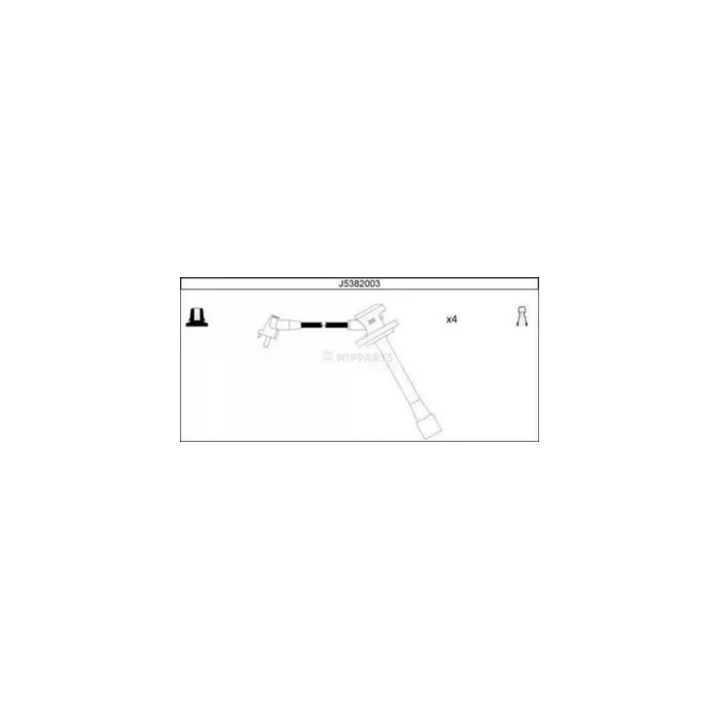 Kit de câbles d'allumage NIPPARTS J5382003
