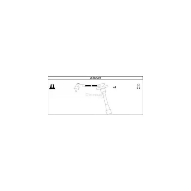 Kit de câbles d'allumage NIPPARTS J5382008