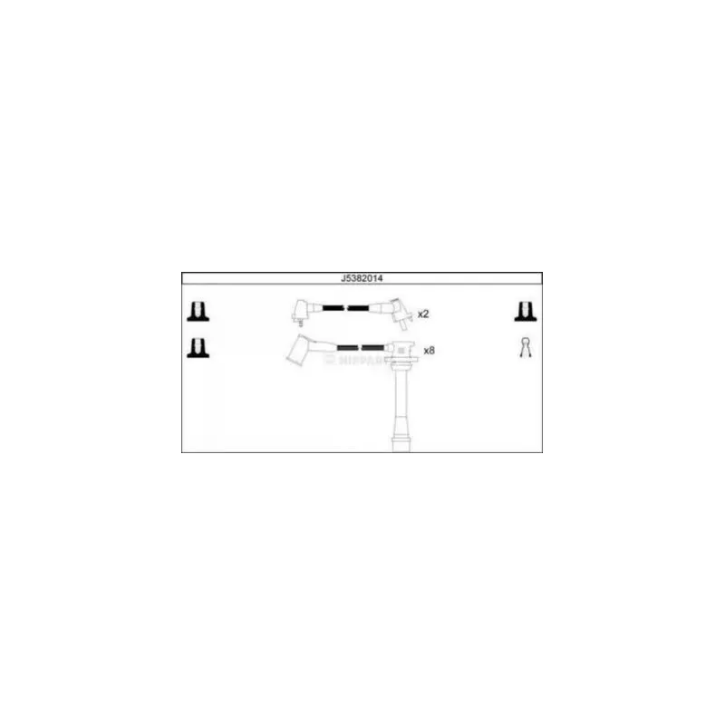 Kit de câbles d'allumage NIPPARTS J5382014