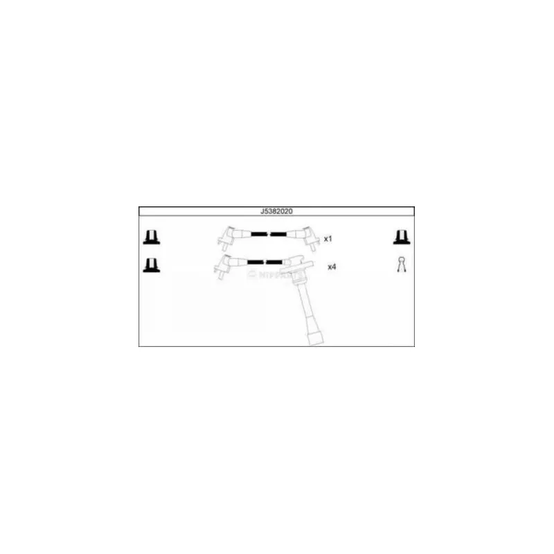 Kit de câbles d'allumage NIPPARTS J5382020