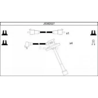 Kit de câbles d'allumage NIPPARTS J5382027