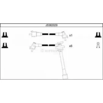 Kit de câbles d'allumage NIPPARTS J5382029