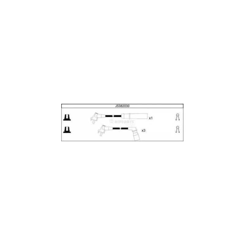Kit de câbles d'allumage NIPPARTS J5382030
