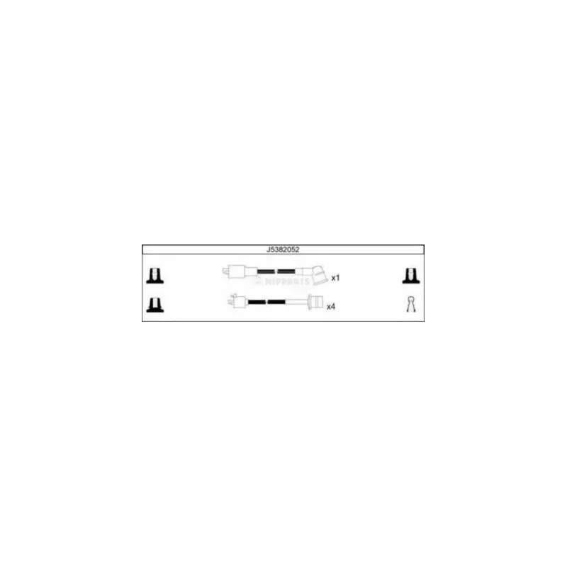 Kit de câbles d'allumage NIPPARTS J5382052