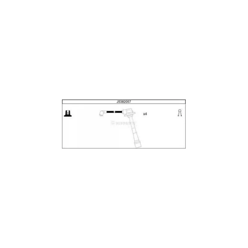 Kit de câbles d'allumage NIPPARTS J5382057