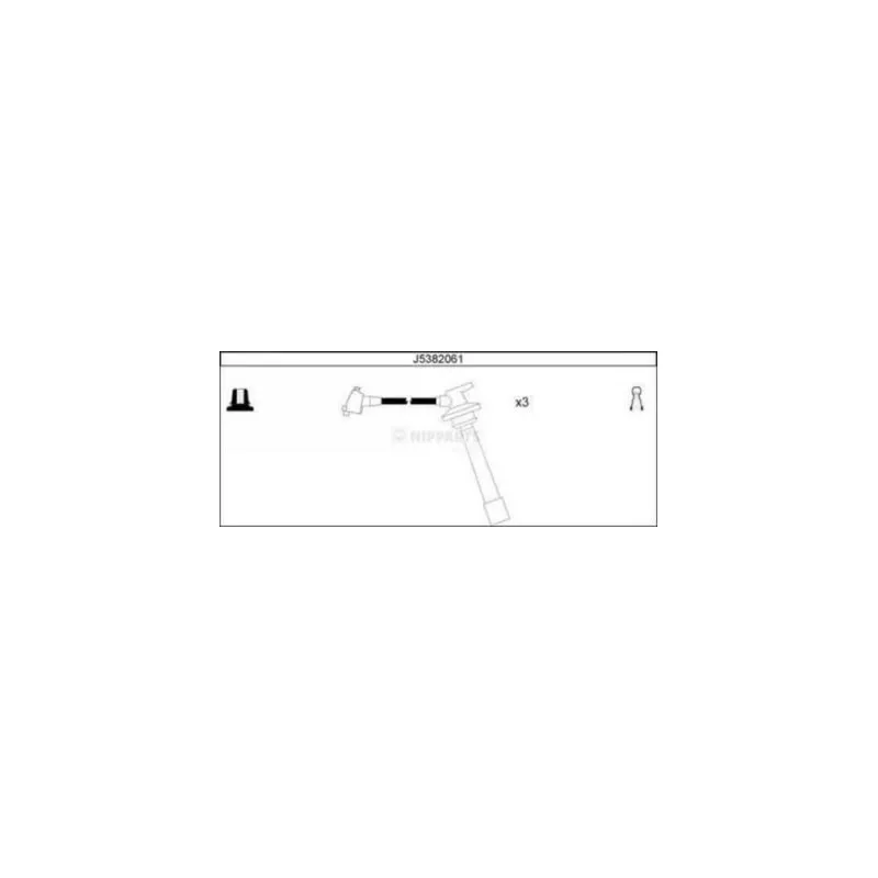 Kit de câbles d'allumage NIPPARTS J5382061