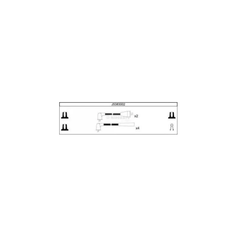 Kit de câbles d'allumage NIPPARTS J5383002