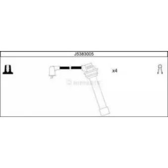 Kit de câbles d'allumage NIPPARTS J5383005
