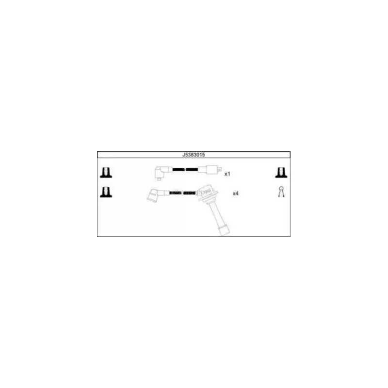 Kit de câbles d'allumage NIPPARTS J5383015