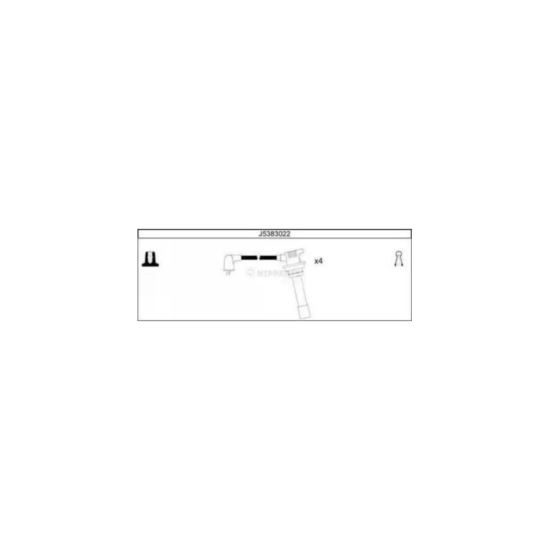 Kit de câbles d'allumage NIPPARTS J5383022